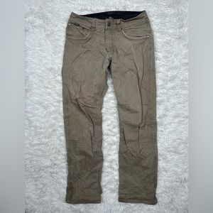 KUHL MEN’S RYDR FULL FIT BADLANDS KHAKI TAN BROWN JEANS SIZE 30x30